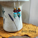 Sugar Skull Earrings Sterling Silver