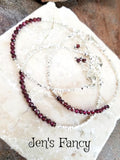 Garnet Layering Bracelet Karen Hill Tribe Fine Silver