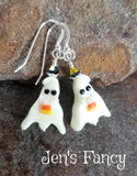 Halloween Ghost Earrings Sterling Silver Glow in the Dark