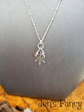 Snowflake Necklace Sterling Silver