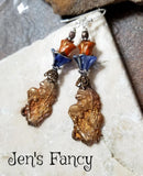 Day of the Dead Earrings Sterling Silver, Dia de los Muertos Jewelry
