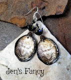 Halloween Gothic Lady Ghost Earrings Sterling Silver