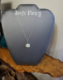 Opal Rough Cut Necklace Sterling Silver Wire Wrapped Jewelry
