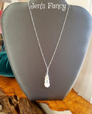 Snowman Winter Necklace Sterling Silver