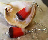 Halloween Chocolate Candy Corn Earrings Sterling Silver