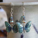 Butterfly Earrings Sterling Silver