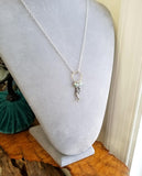 Mermaid Beach Necklace Sterling Silver Apatite & Pearl