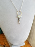 Mermaid Beach Necklace Sterling Silver Apatite & Pearl