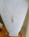 Mermaid Beach Necklace Sterling Silver Apatite & Pearl