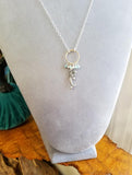 Mermaid Beach Necklace Sterling Silver Apatite & Pearl