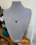 Fluorite Gemstone Necklace Karen Hill Tribe Fine Silver
