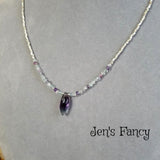 Fluorite Gemstone Necklace Karen Hill Tribe Fine Silver