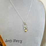 Sand Dollar Seahorse Necklace Sterling Silver