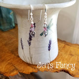 Spinel Gemstone Earrings Bali Sterling Silver