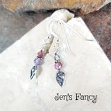 Spinel Gemstone Earrings Bali Sterling Silver