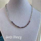 Tourmaline & Labradorite Necklace - Sterling Silver Natural Gemstone Jewelry