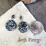 Mermaid Earrings Sterling Silver
