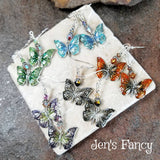 Butterfly Earrings Sterling Silver