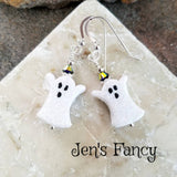 Halloween Ghost Earrings Sterling Silver