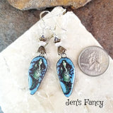 Mermaid Earrings Porcelain & Sterling Silver