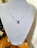 Fluorite Gemstone Necklace Karen Hill Tribe Fine Silver